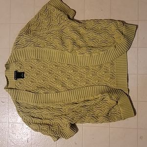 New Directions Women's Cardigan Short Sleeve XL